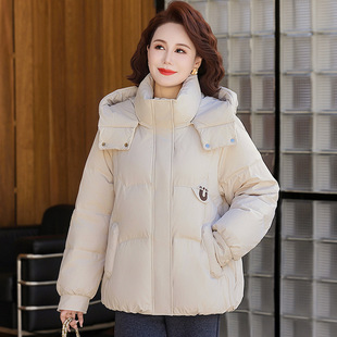 易菲妍女装官方旗舰店正品羽绒服白鹅绒女2025冬短款小个子加厚冬