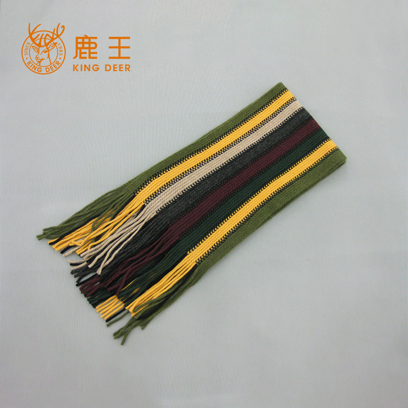 鹿王山羊绒围巾女通用流苏时尚百搭舒适保暖秋冬季民族风设计围脖