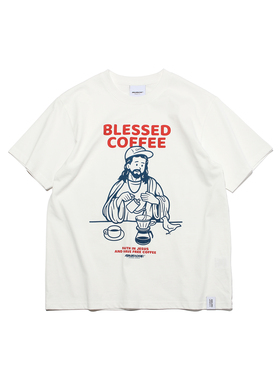 ABSURD LOGIC 荒诞逻辑原创设计短袖纪念版幸运手冲咖啡祝福T恤潮