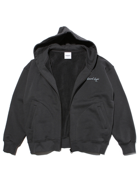 ABSURD LOGIC荒诞逻辑美式街头潮牌宽松加绒加厚外套拉链连帽卫衣