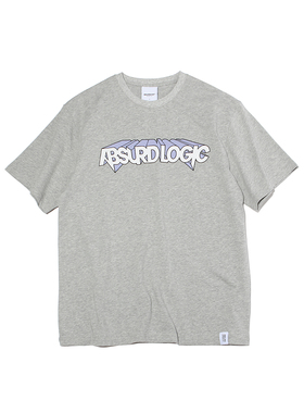 ABSURD LOGIC 荒诞逻辑美式复古街头简约个性立体LOGO宽松T恤男女