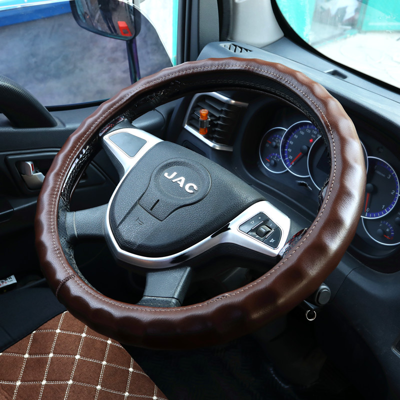 江淮帅铃S3 S6S7 帅铃E Q3Q6Q7 K330K330 H330真皮方向盘套把套