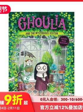 【预售】茱莉亚：神秘访客 2 Ghoulia And The Mysterious Visitor (Book #2) 原版英文儿童章节书