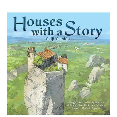 【现货】有故事的房子 日本治愈系人气插画师吉田诚治 Houses With A Story 英文原版漫画 善本图书