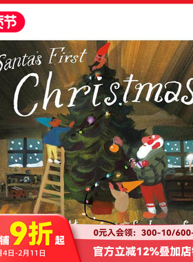【预售】【国际安徒生奖插画奖Sydney Smith】圣诞老人的第一个圣诞节 Santa's First Christmas 儿童绘本 善本图书