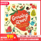英文儿童绘本 Walker Green Books 园艺启蒙 现货 绿色生长 Book 原版 Gardening Growing First