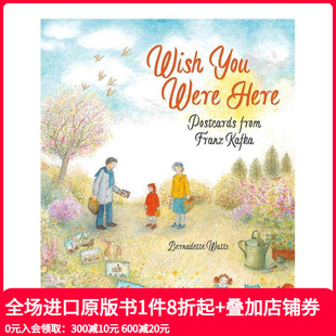 原版 善本图书 明信片 You Were Wish 愿你在此：来自卡夫卡 卡夫卡与旅行娃娃 英文儿童绘本 Here 现货