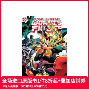 蝙蝠侠 善本图书 英文 Worlds 现货 英文漫画 Finest 卷3 超人 原版 Bat Superman
