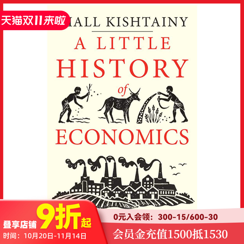 【现货】【耶鲁小史系列】耶鲁经济学小史 A Little History of Economics  英文原版人文历史社科 Yale出版社 善本图书
