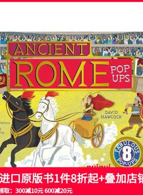 【预售】【古文明立体书】古罗马立体书 【Ancient Civilisations Pop-Ups】Ancient Rome Pop-Ups 原版英文儿童立体
