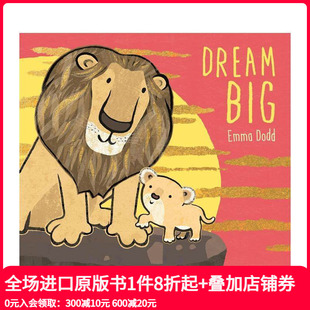 Emma Dodd Dream 原版 胸怀壮志 Big 英文儿童绘本 现货