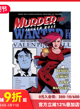 【预售】英文漫画 谋杀公司 卷3：贾格尔·罗斯 Murder Inc. Volum