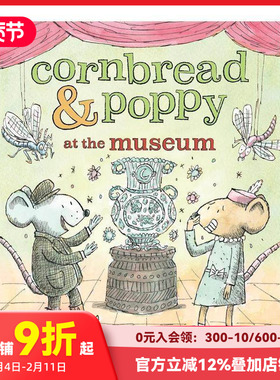 【预售】面包鼠与波波鼠：博物馆 【Cornbread & Poppy】Cornbread