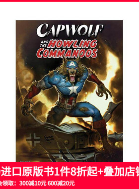 【预售】英文漫画 美队狼与咆哮突击队 Capwolf & The Howling Com