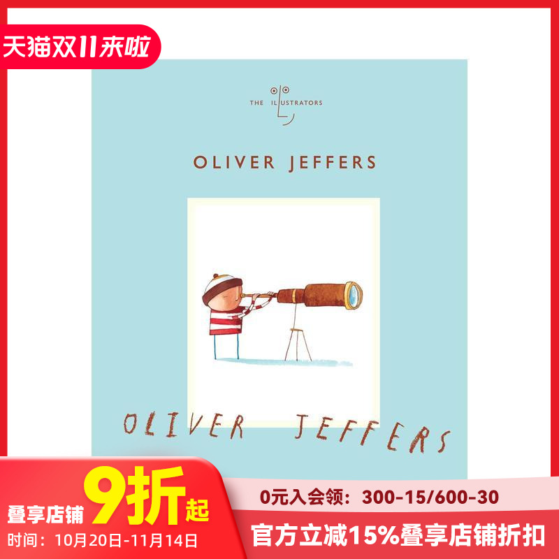 【预售】奥利弗·杰弗斯【The Illustrators】Oliver Jeffers奥神插画绘本原版英文艺术原画设定集 Thames& Hudson