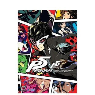 【预售】女神异闻录5+皇家版：官方美术设定集 Persona 5 + Persona 5 Royal P5 P5R Switch游戏 原版英文艺术插画 善本图书