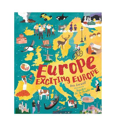 【预售】【环球冒险】精彩欧洲 【Adventures Around the World】Europe， Exciting Europe 原版英文儿童绘本 善本图书