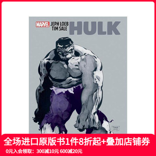 Tim 英文漫画书 杰夫?勒布与蒂姆?塞尔：绿人 原版 Hulk Sale Loeb Jeph 预售