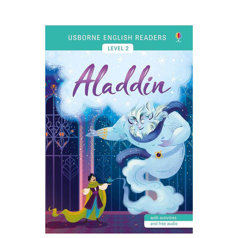【预售】【LV2】Aladdin阿拉丁神灯 英文原版儿童故事分阶阅读 Usborne