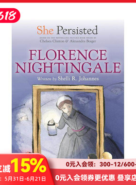 【预售】坚持不懈的她：弗洛伦斯·南丁格尔 She Persisted: Florence Nighti 原版英文儿童章节书 善本图书