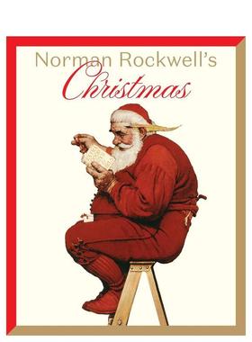 【现货】诺曼·洛克威尔笔下的圣诞 Norman Rockwell's Christmas 原版英文艺术插画原画设定集