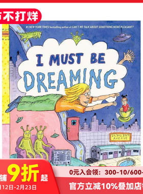 【现货】英文漫画 我一定是在做梦 纽约客漫画家Roz Chast 美国国家图书奖得主 I Must Be Dreaming 原版英文漫画书 善本图书