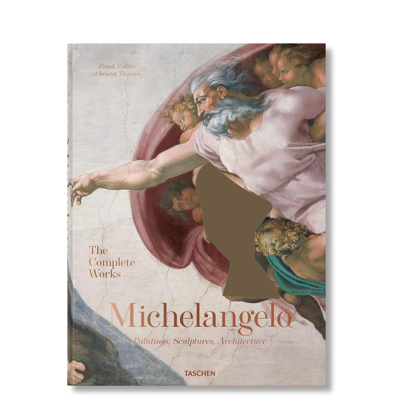 【现货】【TASCHEN 】米开朗基罗：绘画、雕塑、建筑作品全集 Michelangelo 英文原版进口艺术画册画集 善本图书