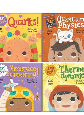 【宝宝爱启蒙】夸克！ 【Baby Loves】 Quarks! 原版英文儿童图书 善本图书