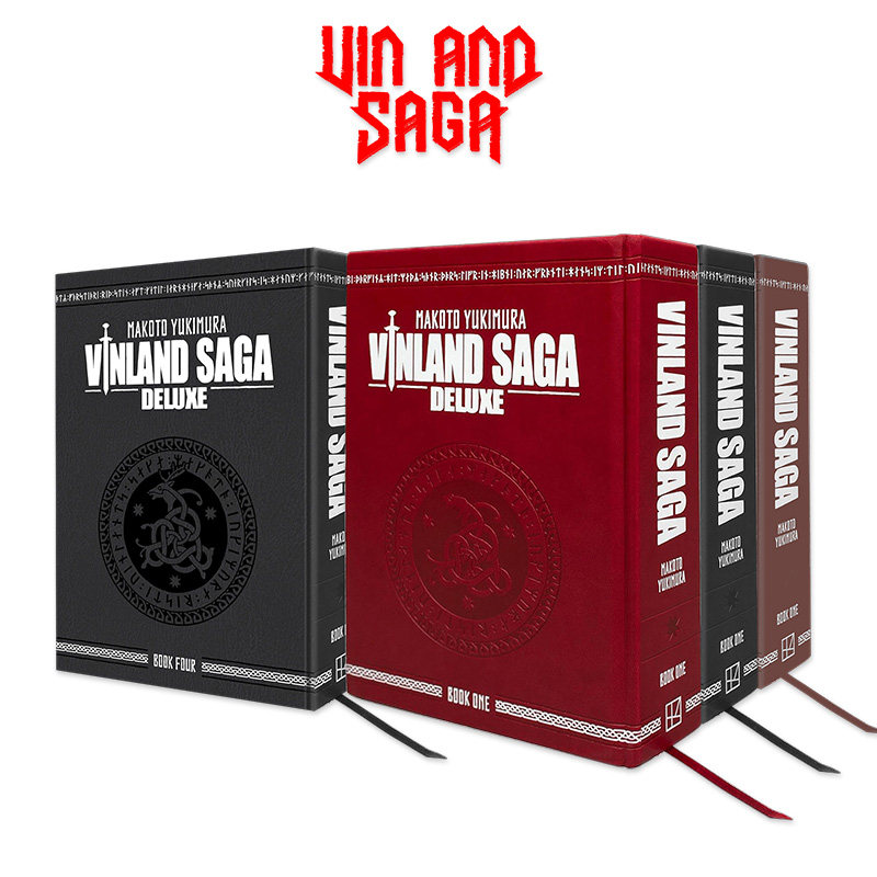 【畅销推荐】(可单拍) 英文漫画 冰海战记 豪华版1-6册 Vinland Saga Deluxe 原版正版进口图书