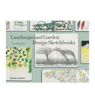英文园林景观 Design 现货 景观园林设计素描本 Landscape Sketchbooks Garden and 原版
