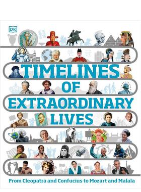 【现货】传奇人生时间图谱 【Timelines】Timelines of Extraordinary Lives 原版英文儿童绘本