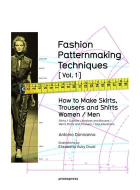 【预售】时装纸样制作技法1男女装制衣Fashion Patternmaking Techniques