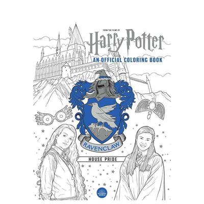 【预售】哈利·波特官方涂色书：拉文克劳家族荣耀 HARRY POTTER: RAVENCLAW HOUSE PRIDE: THE OFFICIAL COLORING BOOK 原版英文