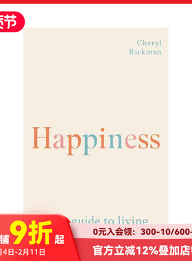【预售】幸福：如何活出更充实、更幸福的生活 Happiness: How to live a fuller， happier life 原版英文生活综合