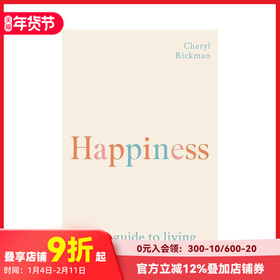 【预售】幸福：如何活出更充实、更幸福的生活 Happiness: How to live a fuller， happier life 原版英文生活综合