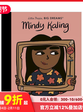 【预售】【小人物，大梦想】敏迪·卡灵Mindy Kaling 3-6岁儿童艺术设计启蒙早教绘本 英文原版 职业发展早教规划 善本图书