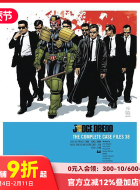 【预售】迪克判官：完整案件档案 38 Judge Dredd: The Complete Case Files 38 原版英文漫画书 善本图书