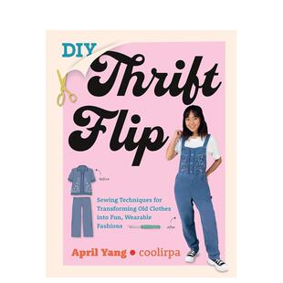 Flip 善本图书 旧衣服变新时尚 综合 英文时尚 原版 Thrift 教程 DIY 预售