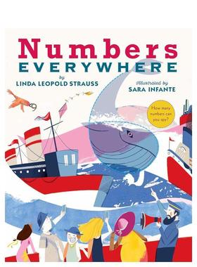 【现货】各处都有的数字 Numbers Everywhere 原版英文儿童绘本