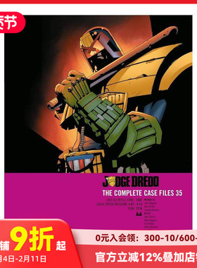 【预售】爵德判官：第 35 版：完整案件档案 Judge Dredd: The Complete Case Files 35 原版英文漫画书 善本图书