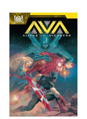 【现货】异形大战复仇者 Aliens vs. Avengers 原版英文漫画书 《蜘蛛侠》作者Jonathan Hickman