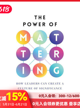 【预售】重要性的力量 The Power of Mattering 原版英文商业行销