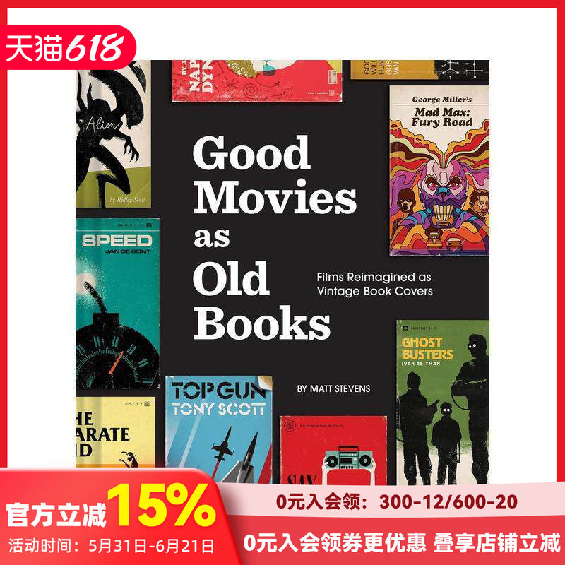 【预售】复古书籍封面重塑电影 Good Movies as Old Books 原版英文