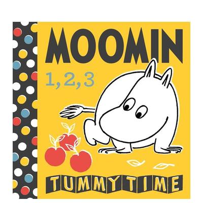 【预售】【纸板书】姆明宝贝：123 趴着时间 Moomin Baby: 123 Tummy Time 原版英文儿童自然拼读 善本图书