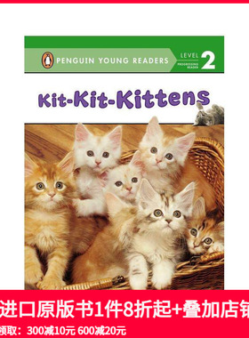 【预售】Kit-Kit-Kittens，小猫咪-小猫咪-小猫咪 英文原版图书籍进