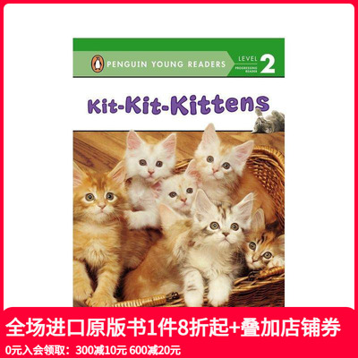 【预售】Kit-Kit-Kittens，小猫咪-小猫咪-小猫咪 英文原版图书籍进