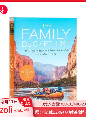 【预售】1000 次家庭旅行清单 1000 Trips Family Bucket List 原版英文旅行