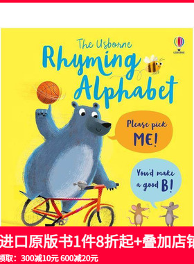 【预售】押韵字母表 The Rhyming Alphabet 原版英文儿童自然拼读