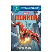Marvel 原版 Step 英文儿童分阶阅读 善本图书 漫威 into 预售 这就是钢铁侠 This Man Iron 精装 Reading