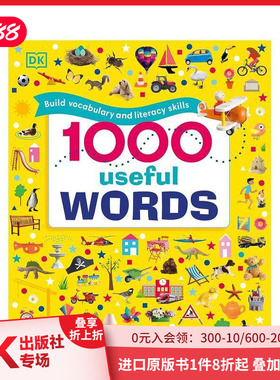 【预售】DK常用英语1000词 1000 Useful Words: Build Vocabulary and Literacy Skills 原版英文语言学习